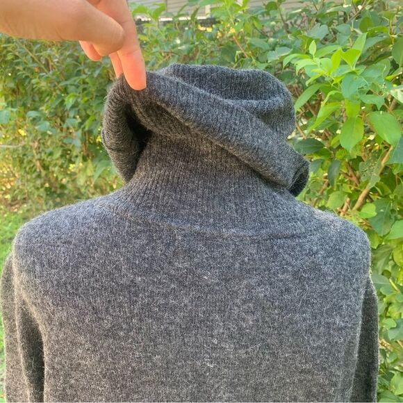 Vero moda Blakely Wool M Women’s Melange Cowl Neck Sweater side Zip Alpa… - Picture 13 of 16